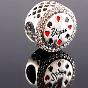 PANDORA Vegas Player Charm